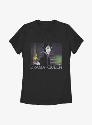 Disney Sleeping Beauty Maleficent Drama Queen Womens T-Shirt