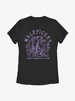 Disney Sleeping Beauty Maleficent Verbiage Womens T-Shirt