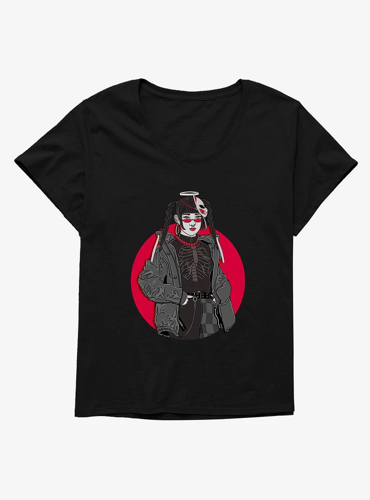 Anime Streetwear Girl Cosplay Girls T-Shirt Plus