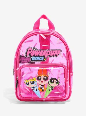 The Powerpuff Girls Pink Clear Mini Backpack