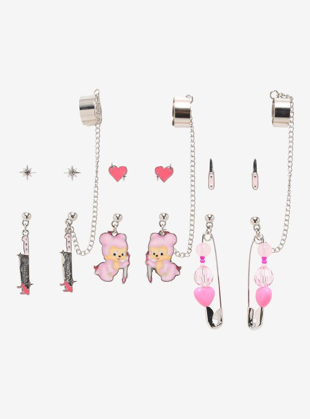 safety pin earrings hot topic