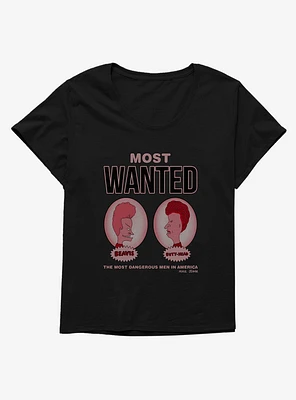 Beavis And Butthead Most Wanted Girls T-Shirt Plus