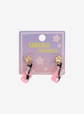 Sakura Cup Earrings