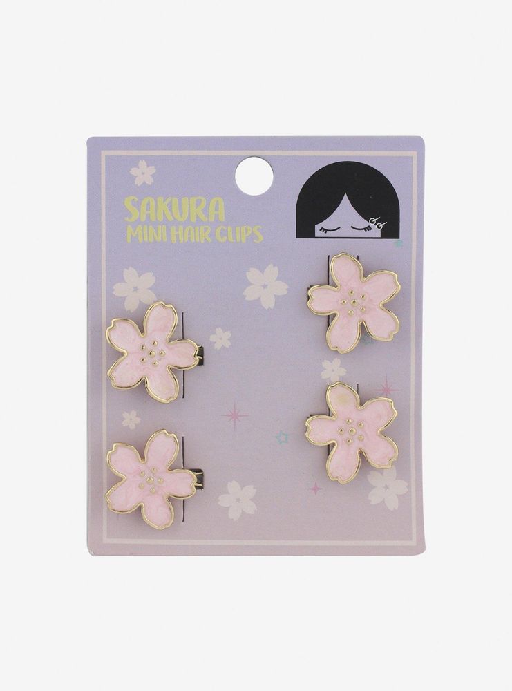 Sakura Blossom Hair Clip Set