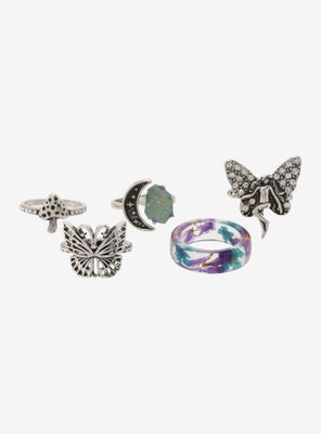 Fairy Crystal Celestial Ring Set