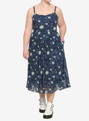 Starry Night Midi Dress Plus