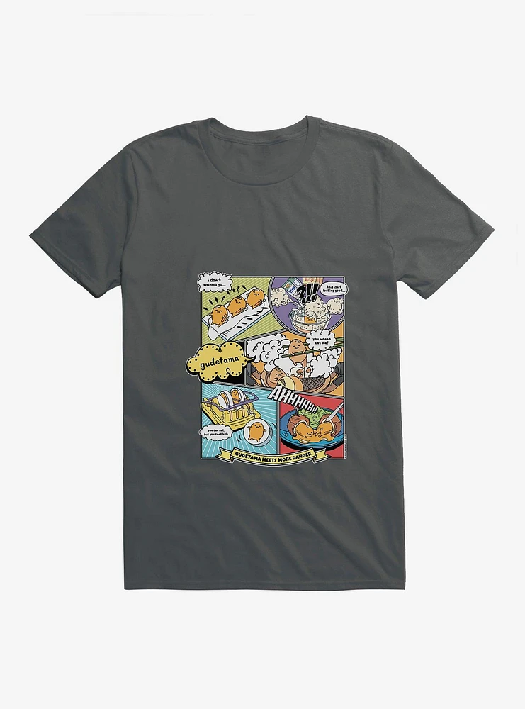 Gudetama Comic Strip Girls T-Shirt Plus
