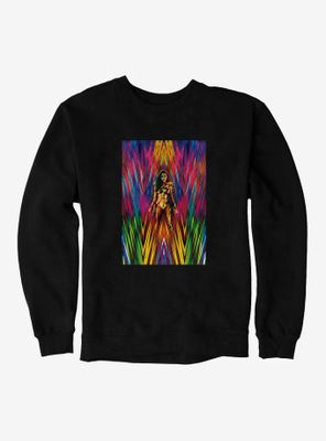 DC Comics Wonder Woman 1984 Multicolor Poster Sweatshirt
