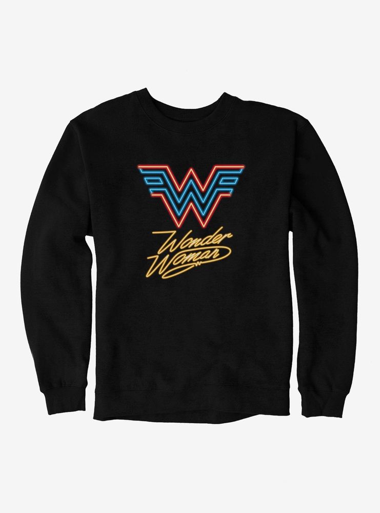 DC Comics Wonder Woman 1984 Neon Throwback Sweatshirt