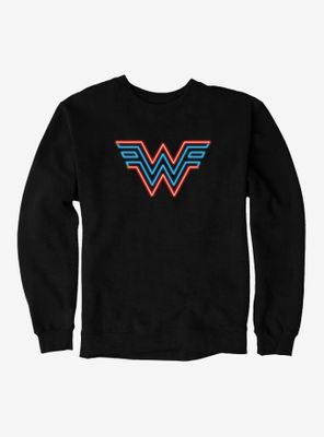 DC Comics Wonder Woman 1984 Neon Throwback Insignia Sweatshirt