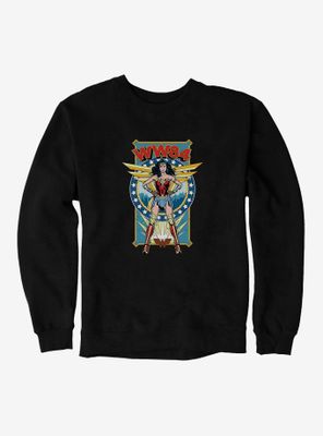 Boxlunch DC Comics Wonder Woman 1984 Retro Art Portait Sweatshirt