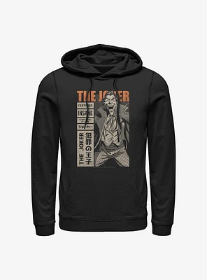 DC Comics Batman Joker Manga Cover Hoodie