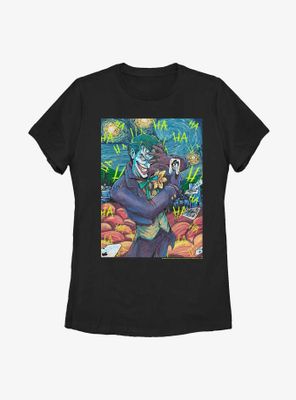 DC Comics Batman Joker Starry Night Womens T-Shirt