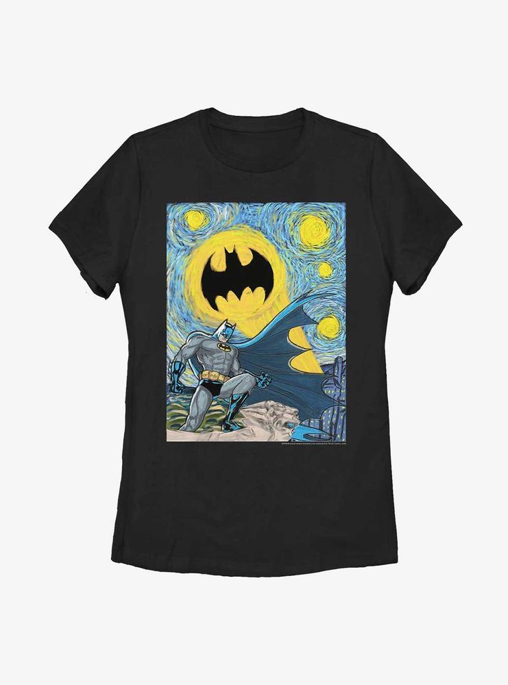 DC Comics Batman Starry Gotham Womens T-Shirt