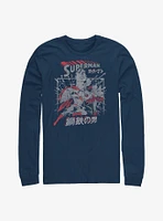 DC Comics Superman Kanji Krypton Fight Long-Sleeve T-Shirt