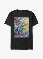 DC Comics Superman Starry Metropolis T-Shirt