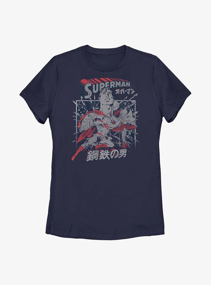 DC Comics Superman Kanji Krypton Fight Womens T-Shirt