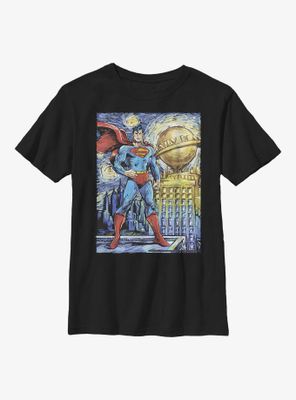 DC Comics Superman Starry Metropolis Youth T-Shirt