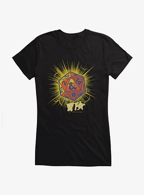 Dungeons & Dragons D20 Dice Asian Letters Girls T-Shirt