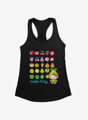 Hello Kitty Five A Day Healthy Logo Womens Tank Top
