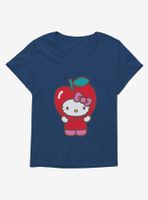 Hello Kitty Five A Day Apple Of My Eye Womens T-Shirt Plus