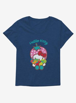 Hello Kitty Five A Day Seven Healthy Options Womens T-Shirt Plus