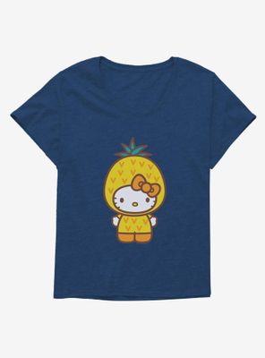 Hello Kitty Five A Day Wise Pineapple Womens T-Shirt Plus