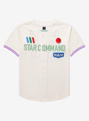Our Universe Disney Pixar Toy Story Buzz Lightyear Star Command Baseball Jersey - BoxLunch Exclusive