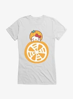 Hello Kitty Five A Day Litlle Slice of Orange Girls T-Shirt