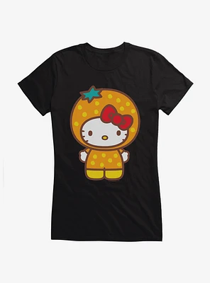 Hello Kitty Five A Day Orange Outfit Girls T-Shirt