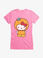 Hello Kitty Five A Day Orange Outfit Girls T-Shirt