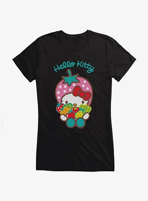 Hello Kitty Five A Day Seven Healthy Options Girls T-Shirt