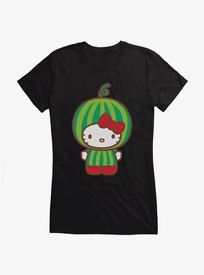 Hello Kitty Five A Day Watermelon Head Girls T-Shirt