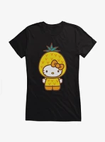 Hello Kitty Five A Day Wise Pineapple Girls T-Shirt