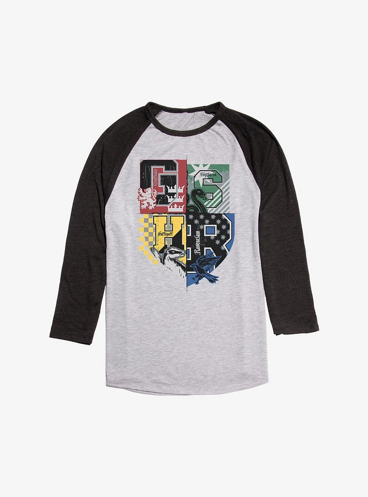 Harry Potter The 4 Emblem Raglan