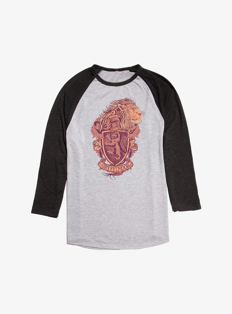 Harry Potter Gryffindor Emblem Raglan