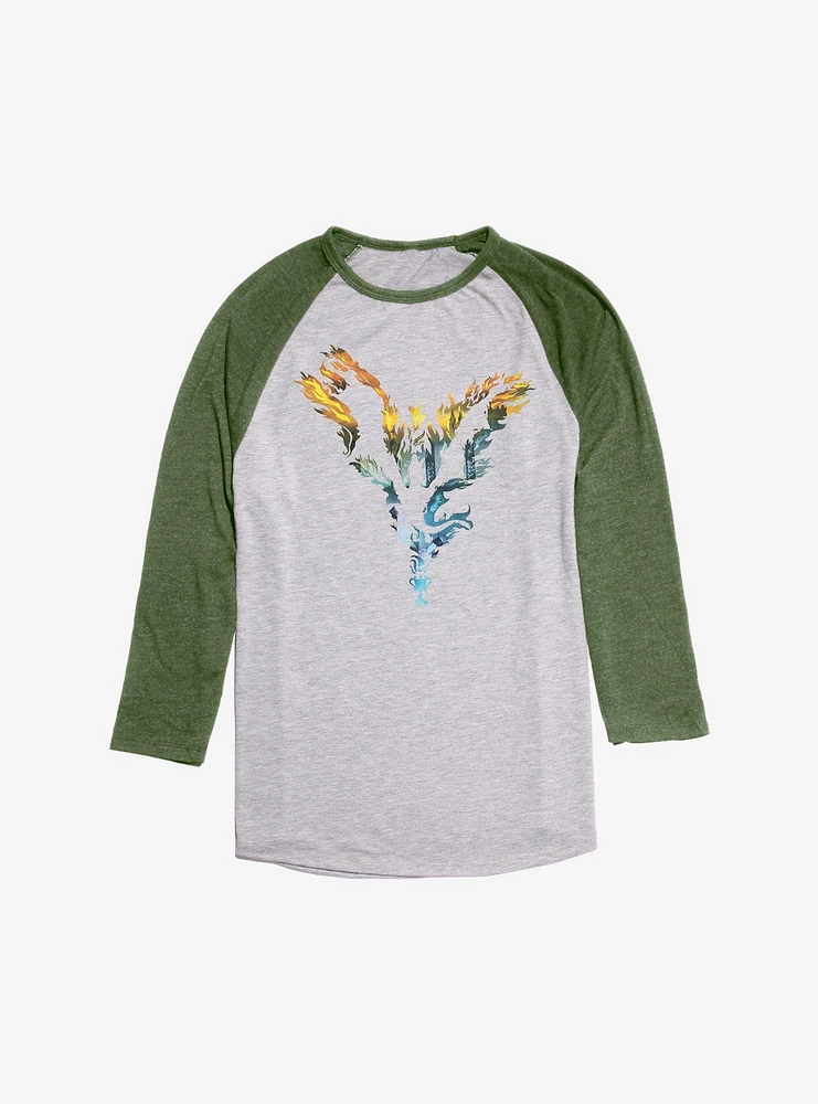 Harry Potter Burning Phoenix Raglan