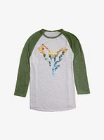 Harry Potter Burning Phoenix Raglan