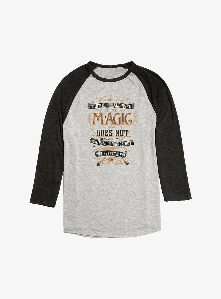 Harry Potter Use Skills Raglan