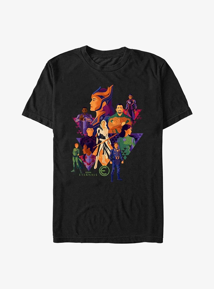 Marvel Eternals Triangle Poster T-Shirt