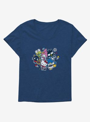 Hello Kitty Sporty Friends Womens T-Shirt Plus