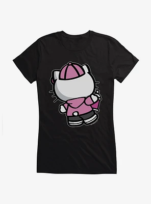 Hello Kitty Pink Back  Girls T-Shirt