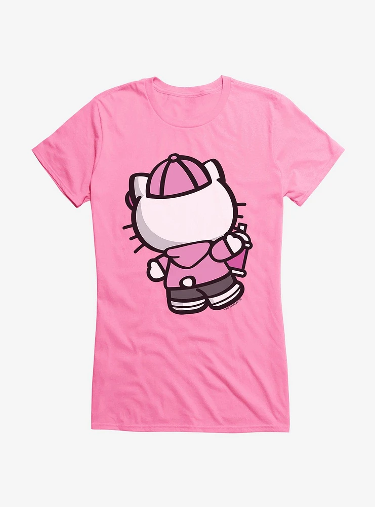 Hello Kitty Pink Back  Girls T-Shirt