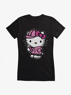 Hello Kitty Pink Front  Girls T-Shirt