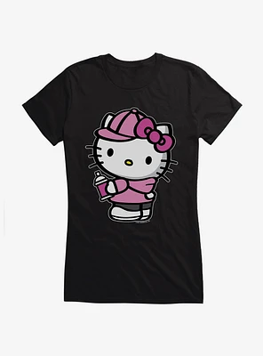 Hello Kitty Pink Side  Girls T-Shirt