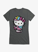 Hello Kitty Spray Can Side  Girls T-Shirt