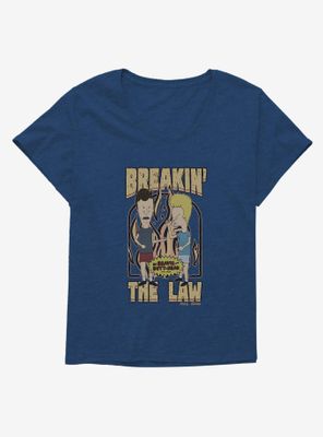 Beavis And Butthead Breakin The Law Womens T-Shirt Plus