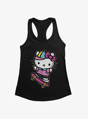 Hello Kitty Skateboard  Girls Tank
