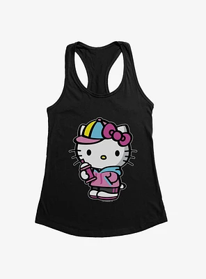 Hello Kitty Spray Can Front  Girls Tank