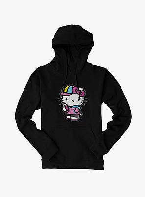 Hello Kitty Spray Can Front Hoodie